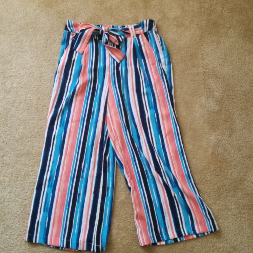 Striped Flowey Pants